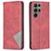Mobigear Rhombus Slim Housse Samsung Galaxy S24 Ultra Etui - Rouge