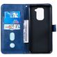 Mobigear Zipper Housse Xiaomi Redmi Note 9 Etui Porte-Monnaie - Bleu