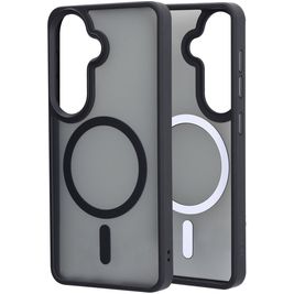 Mobiparts Hardcover Coque Samsung Galaxy S26 MagSafe Coque arrière Rigide - Satin Black