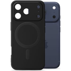 My Style Protective Flex Coque iPhone 18 Pro MagSafe Coque arrière en TPU Souple - Noir