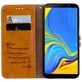 Mobigear Wallet Housse Samsung Galaxy J6 Plus Etui Porte-Monnaie - Cognac
