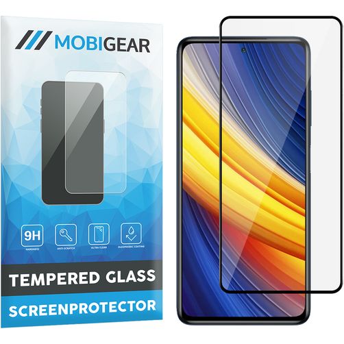 Mobigear Premium POCO X3 Pro Verre trempé Protection d'écran - Compatible Coque - Noir