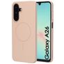Mobiparts Slim Line Samsung Galaxy A26 MagSafe Plastique rigide Coque arrière - Dune Sand
