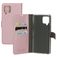 Mobiparts Saffiano Wallet Housse Samsung Galaxy A42 Etui Porte-Monnaie - Rose