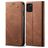 Mobigear Denim Slim Samsung Galaxy Note 10 Lite Étui Portefeuille - Marron