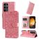 Mobigear Sunflower Housse Samsung Galaxy S24 Ultra Etui Porte-Monnaie - Rose doré
