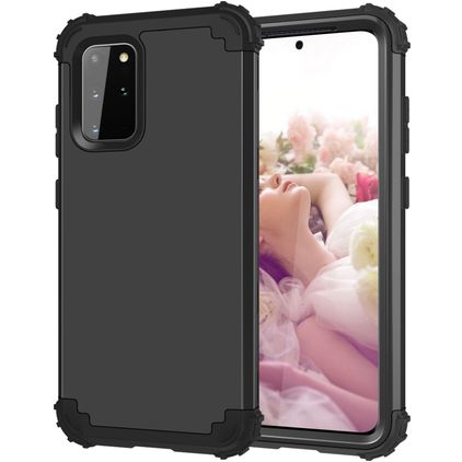 Mobigear Ultra Tough Coque Samsung Galaxy S20 Plus Coque arrière Rigide Anti-Chocs - Noir