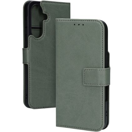 Mobiparts Classic Wallet Samsung Galaxy A36 MagSafe Étui - Stone Green