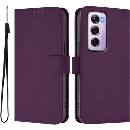 Mobigear Urban Wallet Housse OPPO Reno 12 Pro Etui Porte-Monnaie - Violet