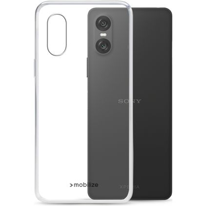 Mobilize Gelly Coque Transparente Sony Xperia 10 VI Coque arrière en TPU Souple - Transparent