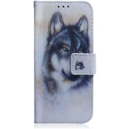 Mobigear Design Housse Huawei P40 Pro Etui Porte-Monnaie - Loup