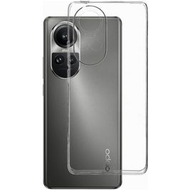 Mobiparts Classic Coque Transparente OPPO Reno 10 Pro Coque arrière en TPU Souple - Transparent