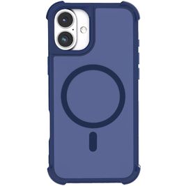 Mobigear Armor Shield Coque iPhone 16 Plus MagSafe Coque arrière Rigide - Bleu
