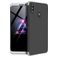 Mobigear TriGuard Coque HONOR Note 10 Coque arrière Rigide - Noir / Argent