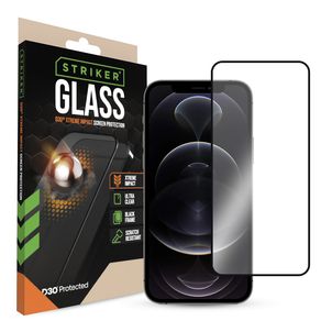 Striker Xtreme Impact iPhone 12 Pro Verre trempé Protection d'écran - Compatible Coque