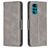 Mobigear Excellent Housse Motorola Moto G22 Etui Porte-Monnaie - Gris