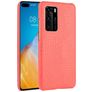 Mobigear Croco Coque Huawei P40 Coque arrière Rigide - Rouge
