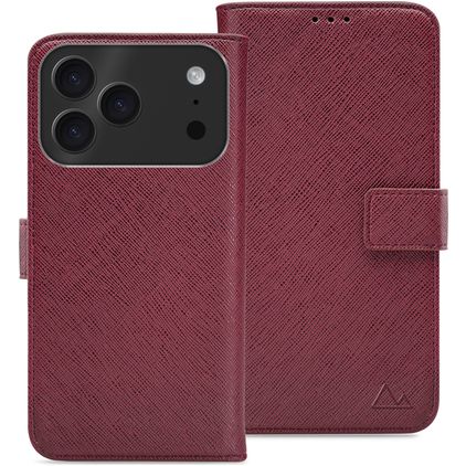 My Style Flex Wallet Housse iPhone 17 Pro Etui Porte-Monnaie - Bordeaux