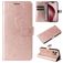 Mobigear Butterfly Housse iPhone 16 Pro Etui Porte-Monnaie - Rose doré
