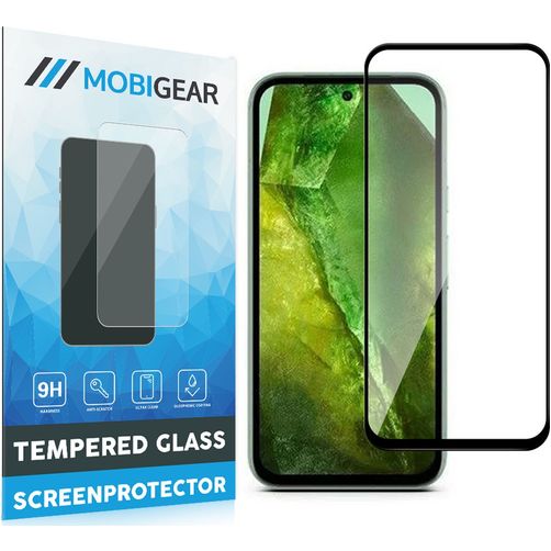 Mobigear Premium Google Pixel 8a Verre trempé Protection d'écran - Compatible coque - Noir