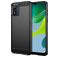 Mobigear Brushed Slim Coque Motorola Moto E13 Coque arrière en TPU Souple - Noir