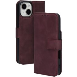Mobiparts Classic Wallet Housse iPhone 15 Etui Porte-Monnaie - Velvet Red
