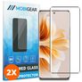 Mobigear Premium OPPO Reno 12 Verre trempé Protection d'écran - Compatible Coque (Lot de 2)