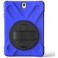Mobigear SureGrip XGuard Coque Samsung Galaxy Tab S3 9.7 Coque Arrière Rigide Antichoc + Support Amovible - Bleu