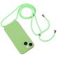 Mobigear Lanyard iPhone 14 Plus Coque avec cordon en Silicone - Vert