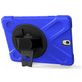 Mobigear SureGrip XGuard Coque Samsung Galaxy Tab S3 9.7 Coque Arrière Rigide Antichoc + Support Amovible - Bleu