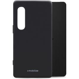 Mobilize Rubber Gelly Coque Sony Xperia 1 VI Coque arrière en TPU Souple - Matt Black