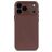 Decoded Coque iPhone 17 Pro Max Coque arrière en Cuir Véritable Anti-Chocs - Chocolate Brown