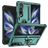 Mobigear Armor Ring Coque Samsung Galaxy Z Fold 4 Coque arrière Rigide Anti-Chocs avec Anneau-Support - Vert