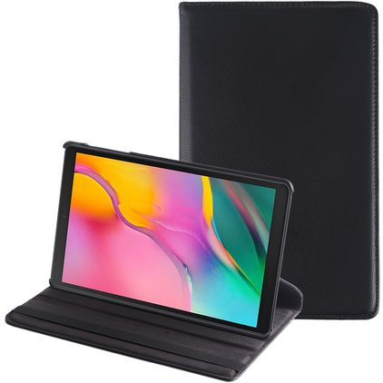 Mobigear DuoStand Samsung Galaxy Tab A 10.1 (2019) Étui rotatif - Noir