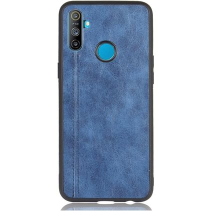 Mobigear Stitch Coque Realme C3 Coque arrière - Bleu