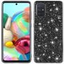 Mobigear Glitter Coque Samsung Galaxy A51 Coque arrière Rigide - Noir