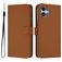 Mobigear Urban Wallet Housse iPhone 16 Plus Etui Porte-Monnaie - Marron