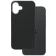 CARE by PanzerGlass Fashionable Coque iPhone 16 Plus MagSafe Coque arrière en Silicone - Noir