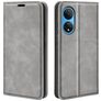 Mobigear Retro Slim HONOR X7 Étui Portefeuille - Gris
