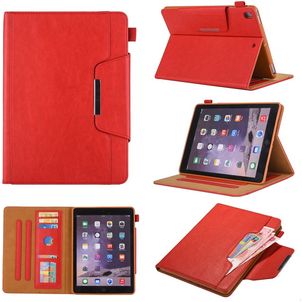 Mobigear Luxury Coque iPad 9 (2021) Etui + Porte-crayon - Rouge