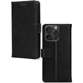 Mobilize Premium Gelly Wallet Housse iPhone 15 Pro Etui Porte-Monnaie - Noir