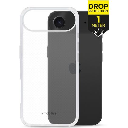 Mobilize Naked Protection Coque Transparente iPhone Air Coque arrière Rigide Anti-Chocs - Transparent