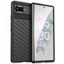 Mobigear Groove Coque Google Pixel 6a Coque arrière en TPU Souple - Noir