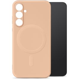 My Style Protective Flex Coque Samsung Galaxy S25 MagSafe Coque arrière en TPU Souple - Soft Pink