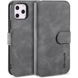 Mobigear Retro Housse iPhone 11 Pro Etui Porte-Monnaie - Gris
