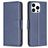 Mobigear Excellent Housse iPhone 16 Pro Etui Porte-Monnaie - Bleu