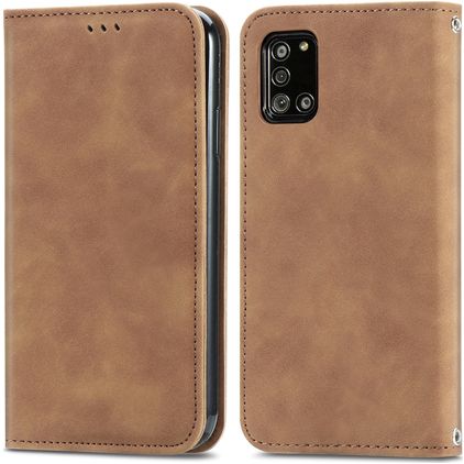 Mobigear Retro Slim Samsung Galaxy A32 5G Étui - Marron