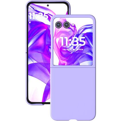 Mobigear Colors Motorola Razr 50 Ultra Plastique rigide Coque arrière - Violet