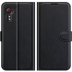 Mobigear Classic Housse Samsung Galaxy Xcover 5 Etui Porte-Monnaie - Noir