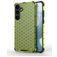 Mobigear Honeycomb Samsung Galaxy S24 Plus Plastique rigide Coque arrière Antichoc - Vert